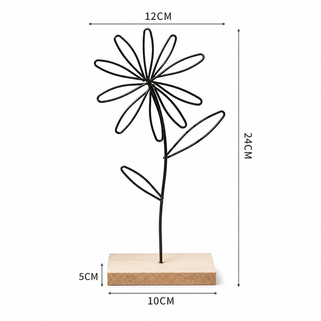Blumen Draht Skulptur