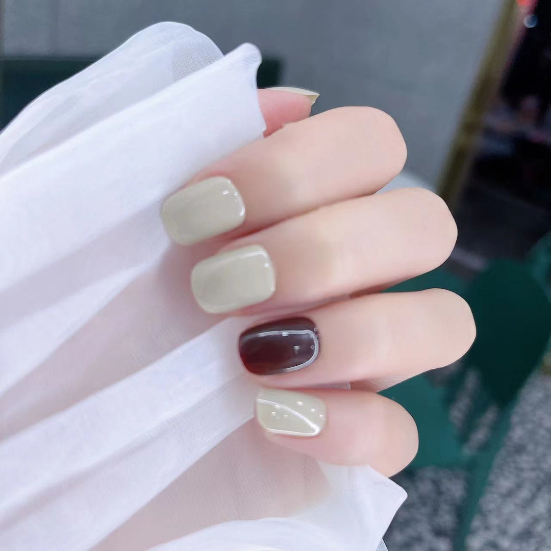 Elegantes Press-On-Nagel-Set Karnz
