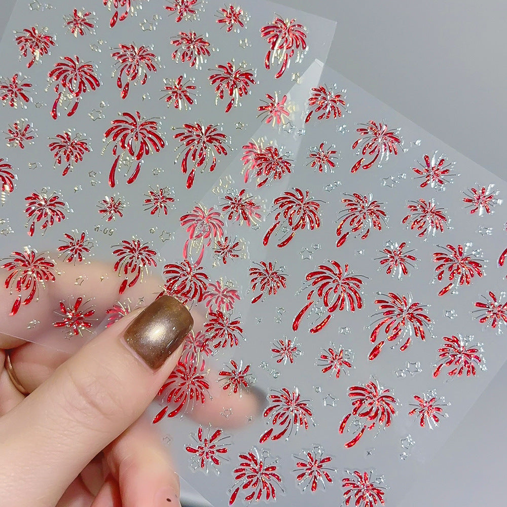 Hochwertige Nagelkunst Folienstickerblatt