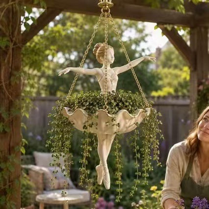 Dekorative Ballett Figur in Blütenform Karnz