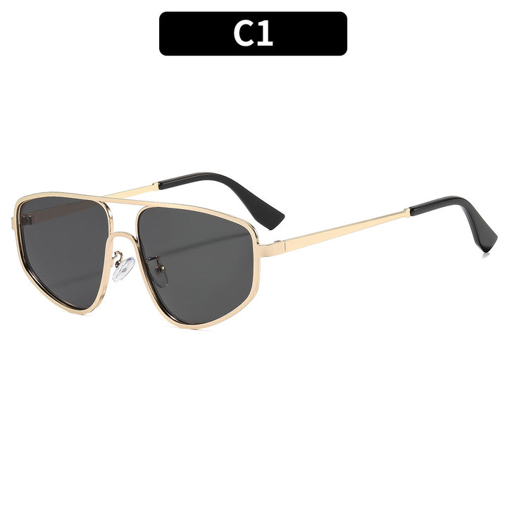Geometrische Schildrahmen Sonnenbrille
