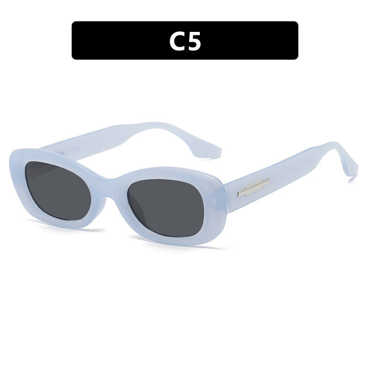 Damen modische Sonnenbrille im angesagten Retro-Stil mit UV-Schutz Karnz