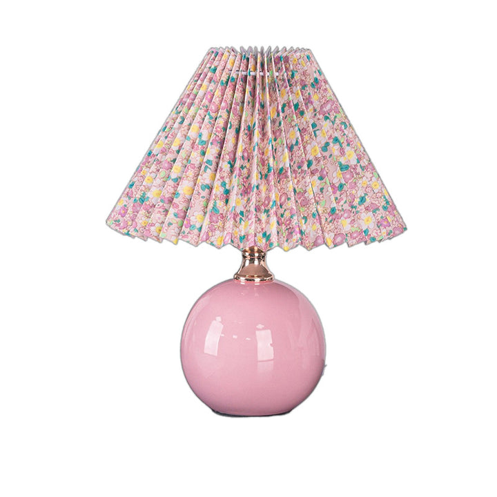 Florale dekorative Tischlampe