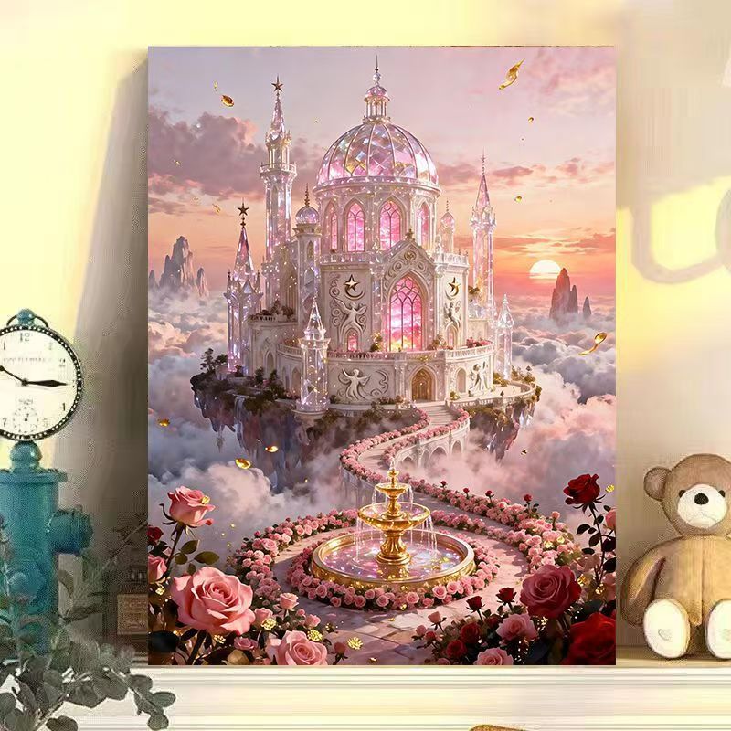 Fantasy Castle Wandkunst Karnz