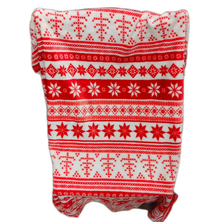 Gemütliche festliche Fleece-Decke