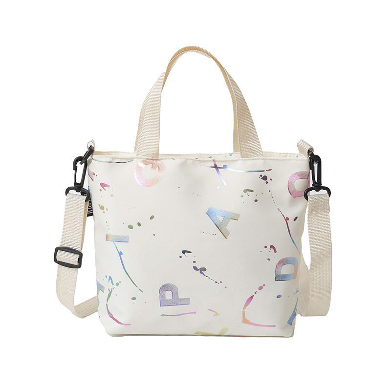WoArtistic gemusterte Mini-Tote-Bag Karnz