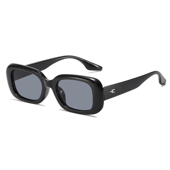 Moderne oversized rechteckige Sonnenbrille Karnz