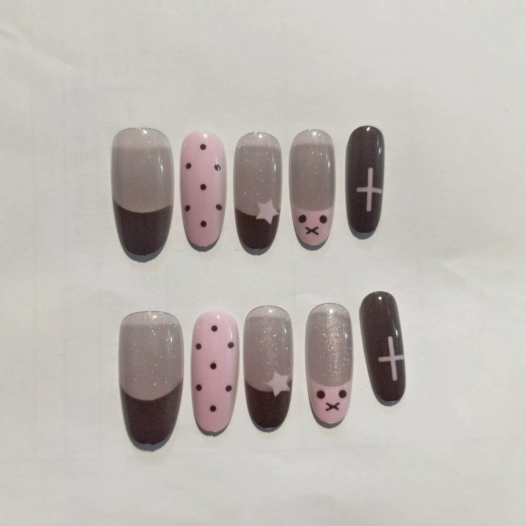 Kreatives Press-On Nagelset Karnz
