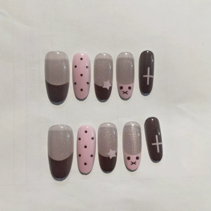 Kreatives Press-On Nagelset Karnz