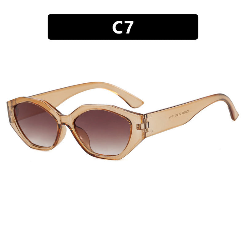 Damen stilvolle Sonnenbrille im modern geometrischen Design mit schützendem UV-Filter Karnz