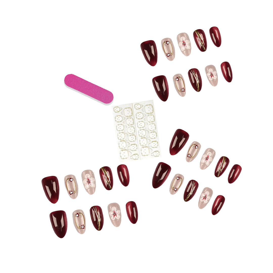 Premium dekorative Press-On Nagelspitzen