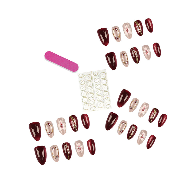 Premium dekorative Press-On Nagelspitzen