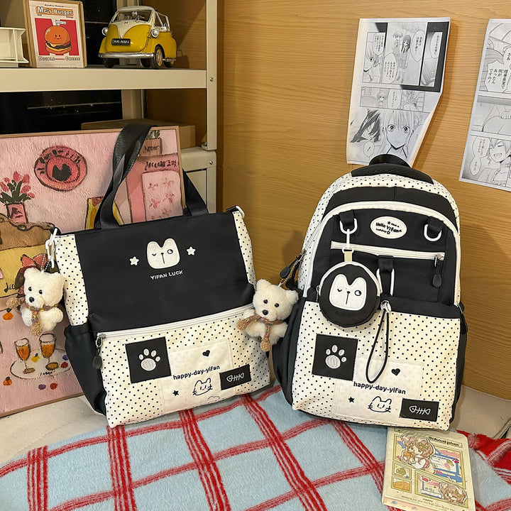 Lässiger Grafikdruck-Rucksack