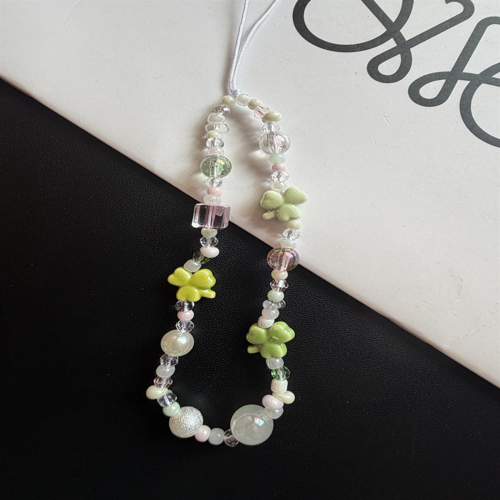 Farbige Charm Perlen Halskette Karnz