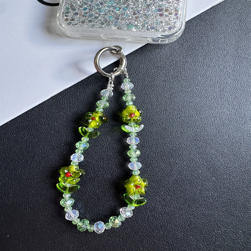 Floral Perlen Schlüsselanhänger Kette Karnz