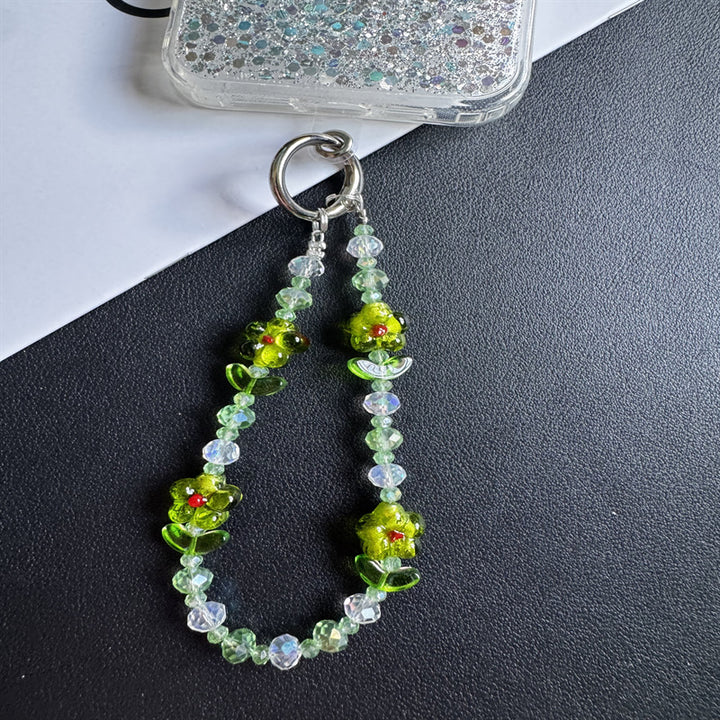 Floral Perlen Schlüsselanhänger Kette Karnz
