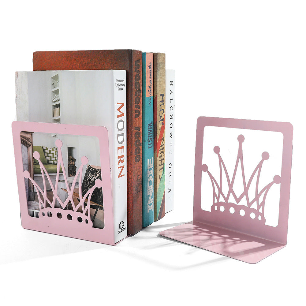 Dekorative Kronen-Design Buchstützen