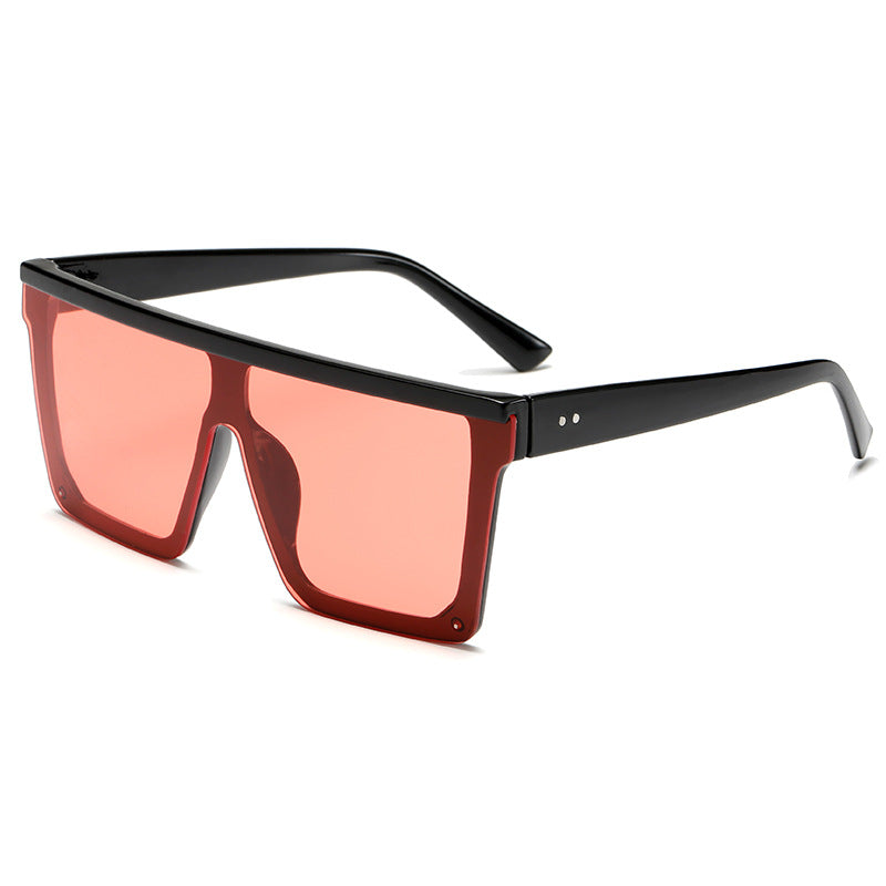 Damen modische visuelle Sonnenbrille mit breitem Rahmen Karnz