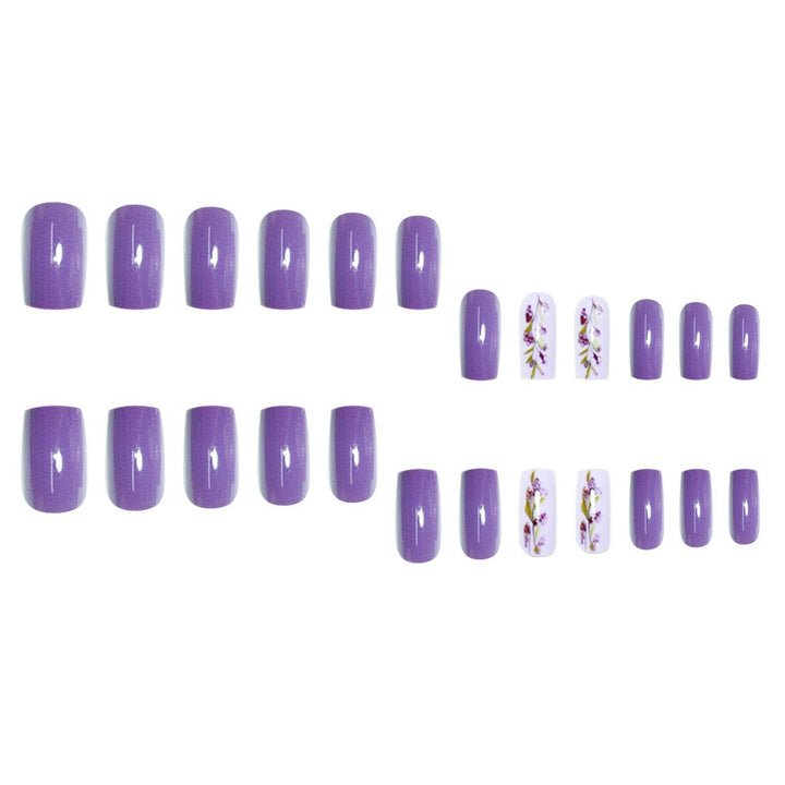 Floral Nail Art Press-On Extensions Karnz