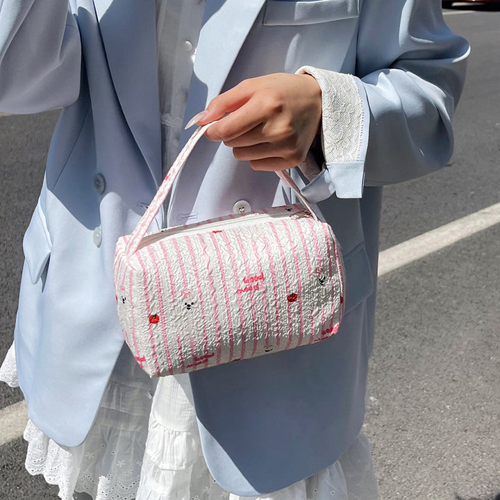 WoCharming Gepolsterte Reise Kosmetiktasche Karnz