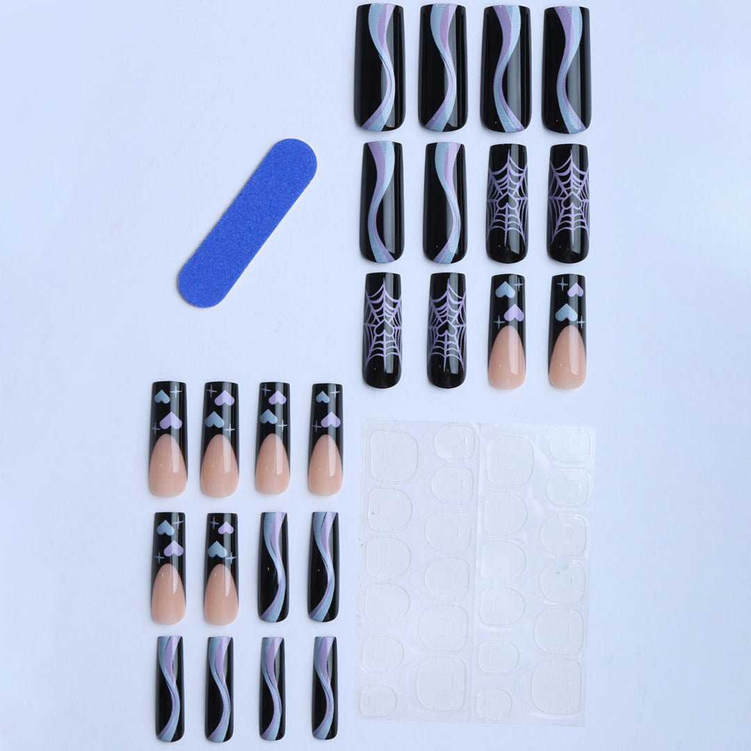 Künstliche Nagelverlängerungen mit Trendigem Design Karnz