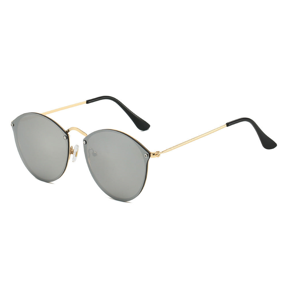 Trendige Runde Sonnenbrille Im Eleganten Design Karnz