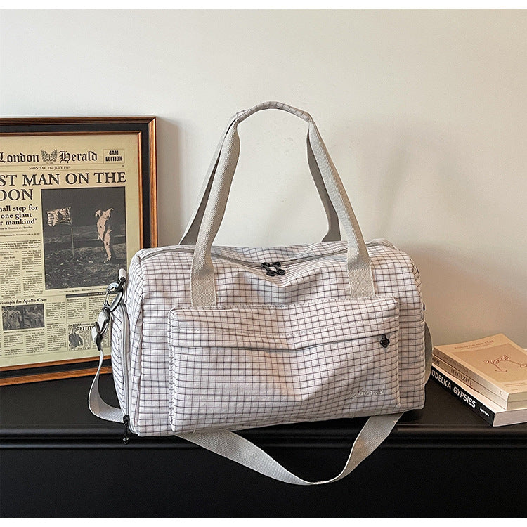 Stylische gemusterte Reisetasche Karnz