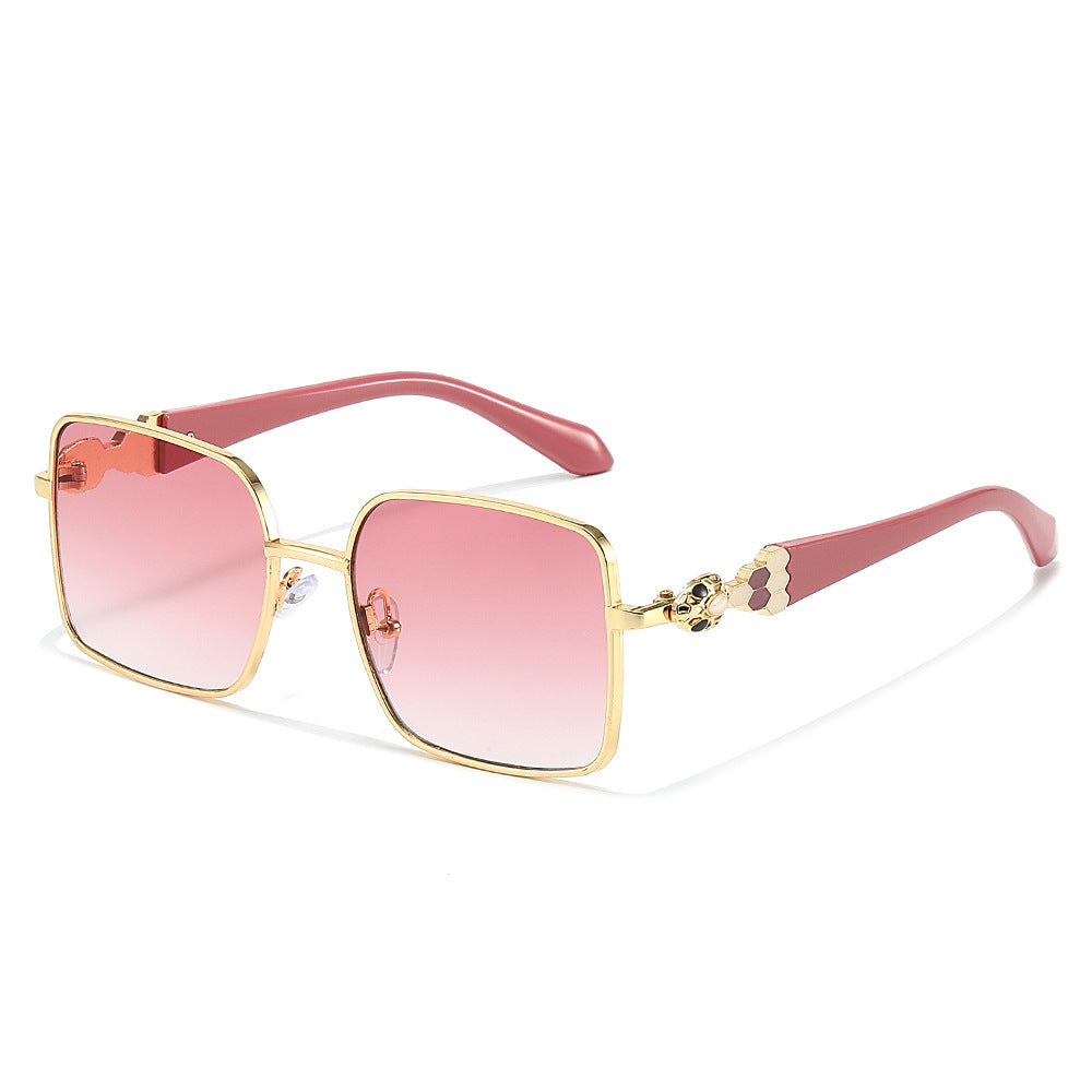 Chic Dekorative Quadratische Rahmen Sonnenbrille Karnz