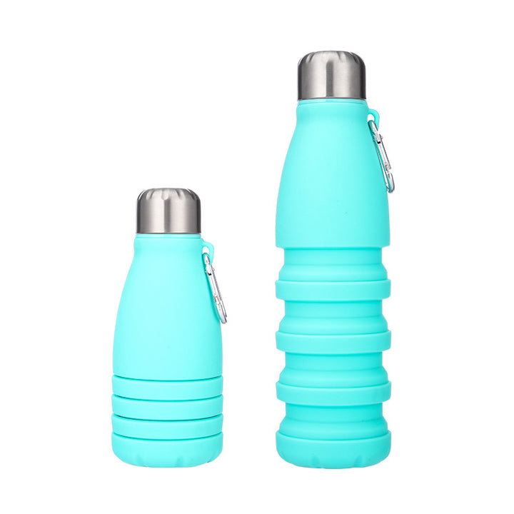 Damen zusammenfaltbare Silikon Wasserflasche Karnz