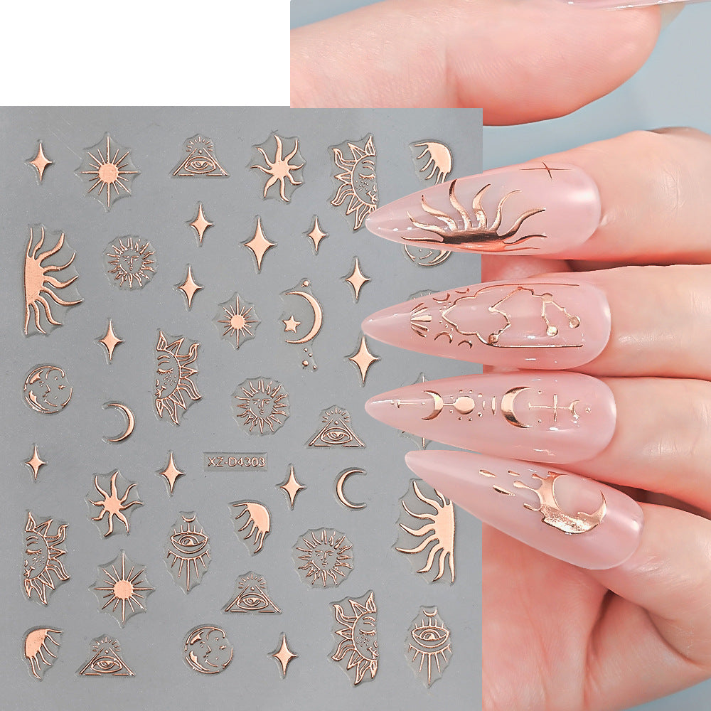 Nagelkunst Dekorative Folienaufkleber