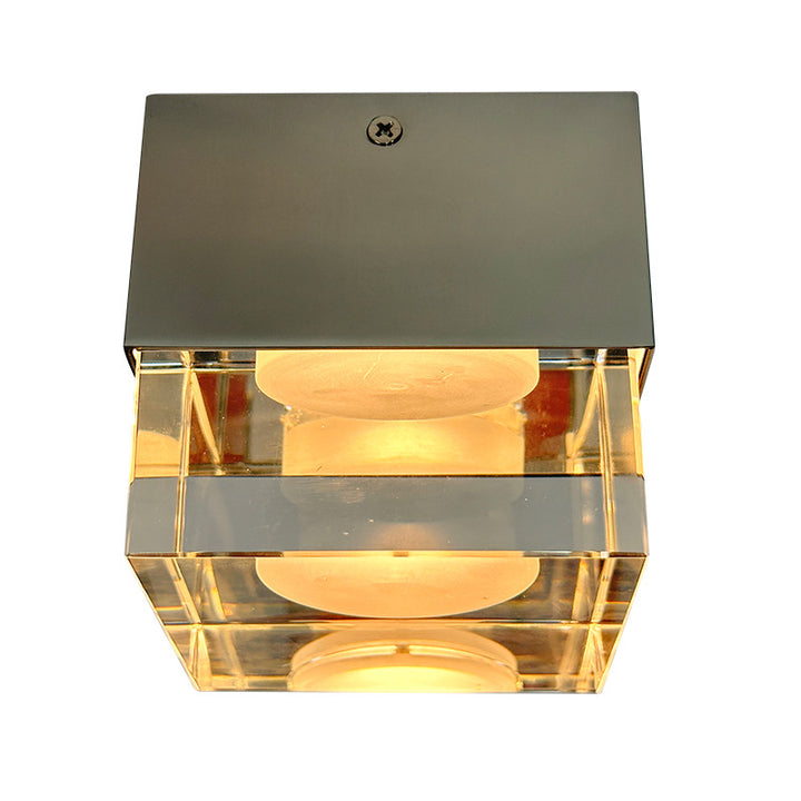 Quadratische LED-Deckenleuchte