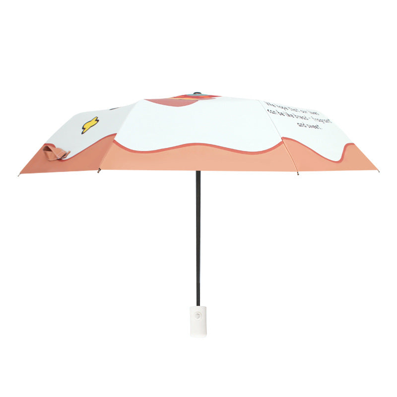 Damen Falt-Regenschirm mit niedlichem Tiermotiv Karnz