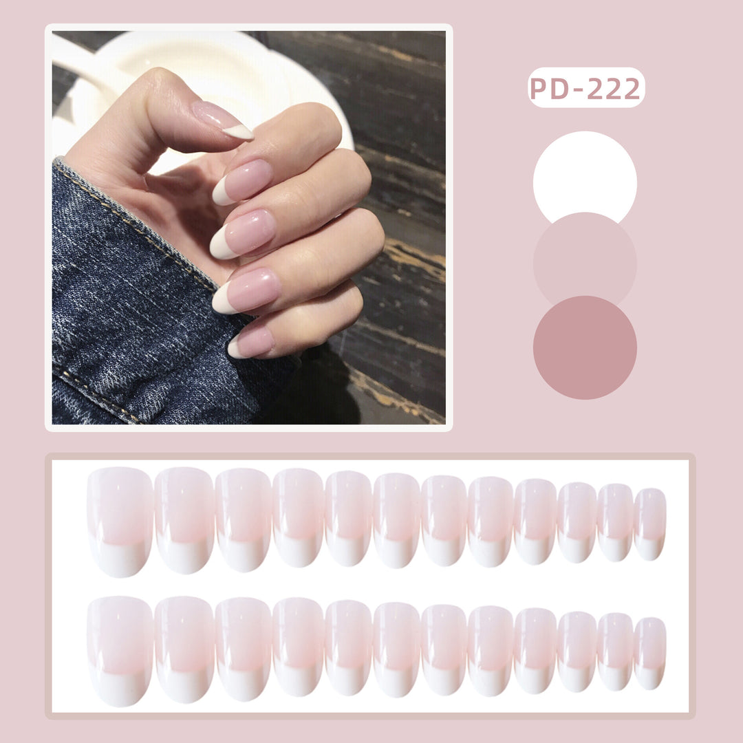 Französische Spitze Press-On Nägel