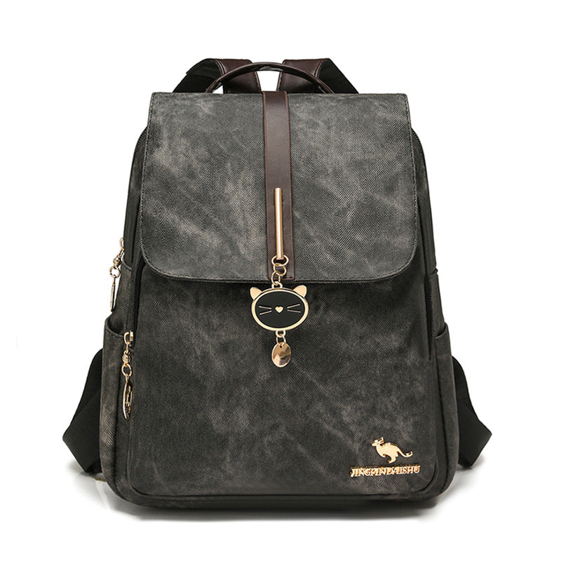 Vintage-inspirierter Canvas-Rucksack Karnz