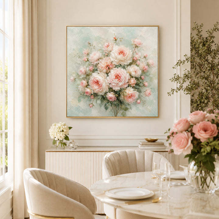 Florales Impressionisten-Leinwand-Kunstwerk