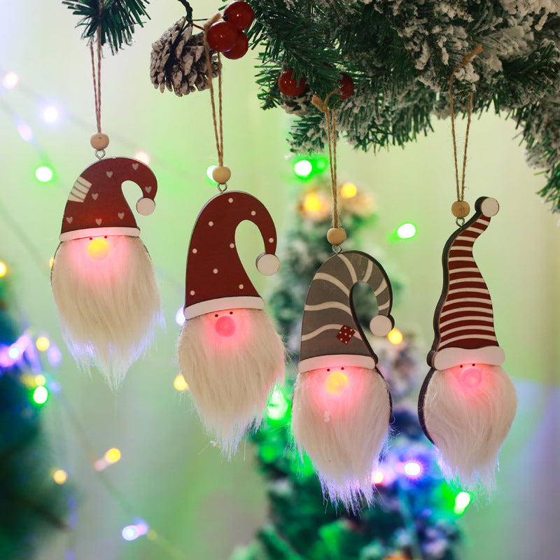 Niedliche Weihnachtsdekoration mit LED-Licht Karnz