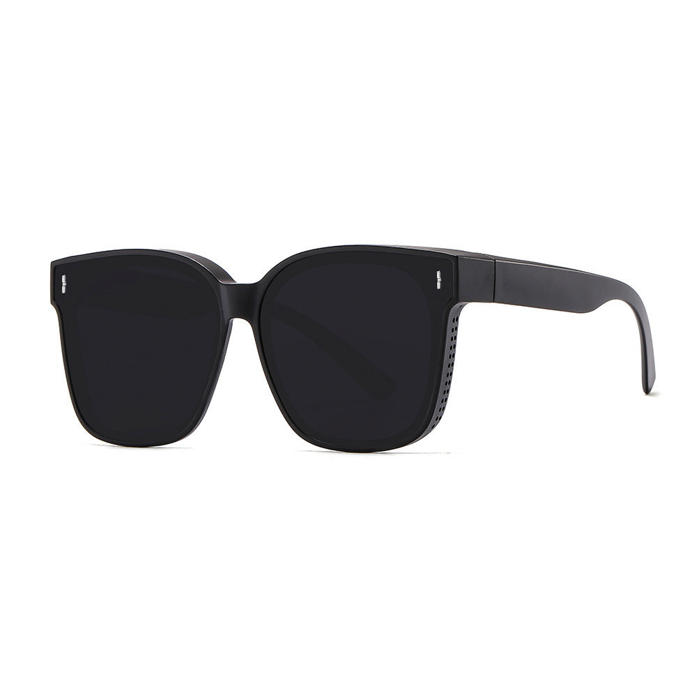 Damen Oversized Sonnenbrille mit stylischem Rahmen Karnz