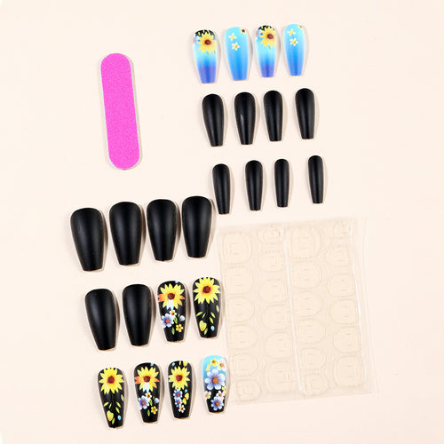 Dekorative Floral Stiletto Nagelkunst Erweiterungen Karnz 1789713455