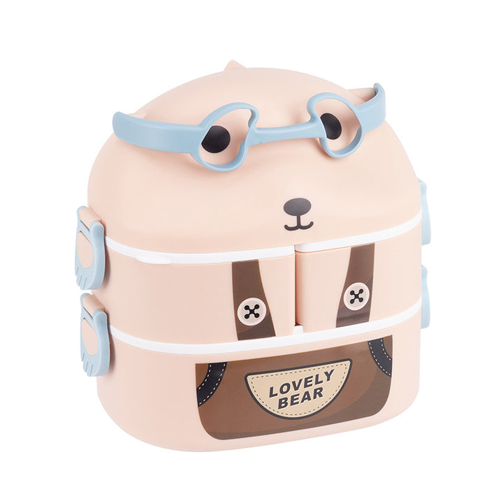 Niedlicher tierischer tragbarer Lunchbehälter
