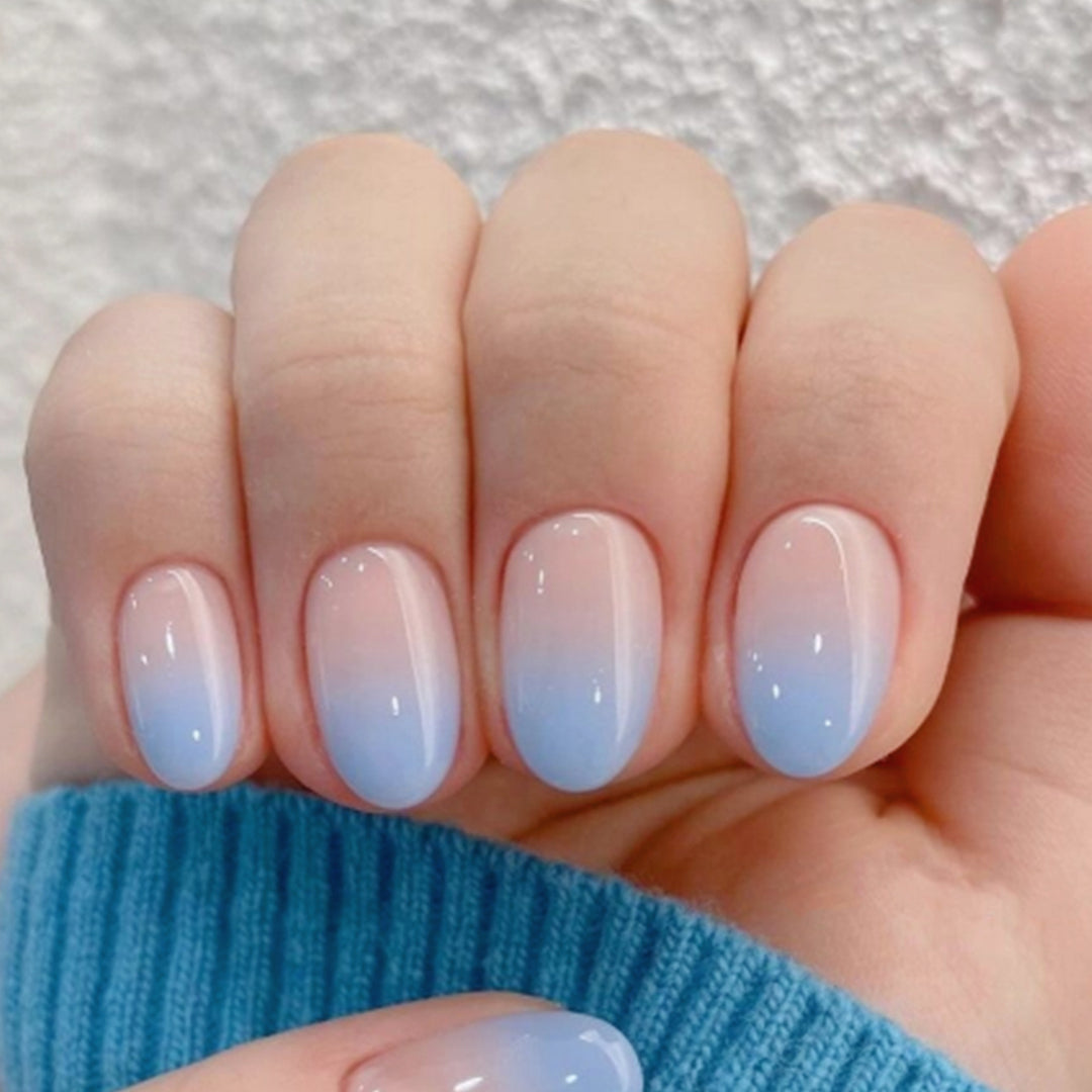 Ombre Gradient Nagelkunst Verlängerungen