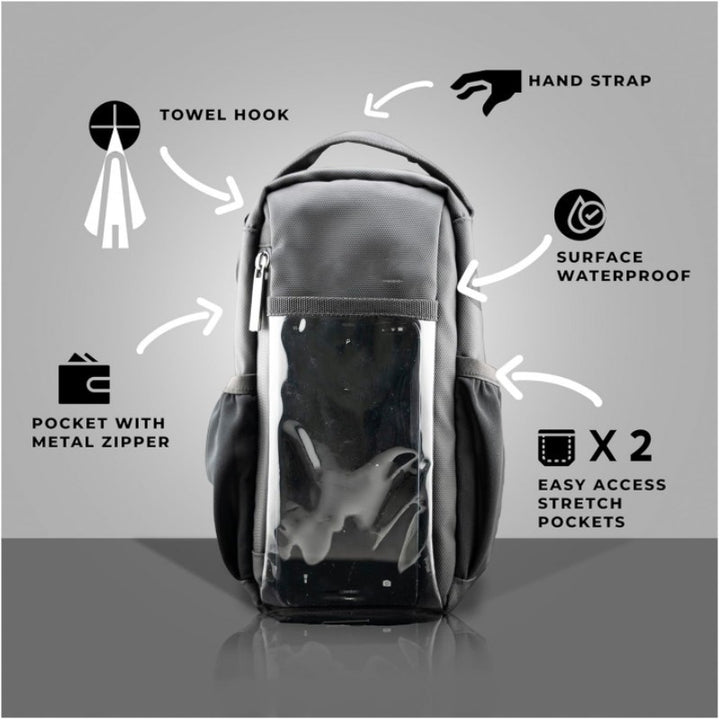 Multifunktionaler Rucksack mit Sichtfenster Karnz