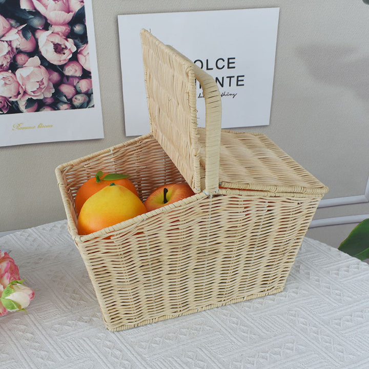 Handgewebter Picknick Aufbewahrungskorb Karnz