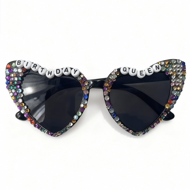 Statement Herzrahmen Sonnenbrille Karnz