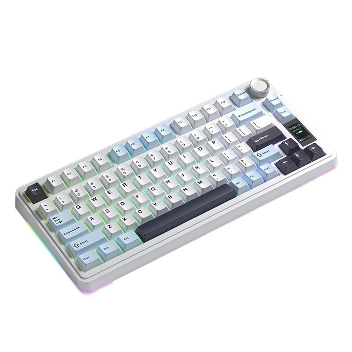 Drahtlose mechanische Tastatur mit anpassbarer RGB-Hintergrundbeleuchtung Karnz