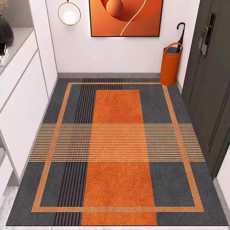 Moderner geometrischer Bodenmatte