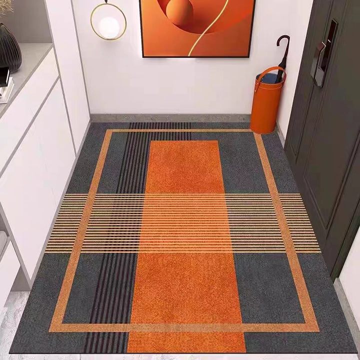 Moderner geometrischer Bodenmatte