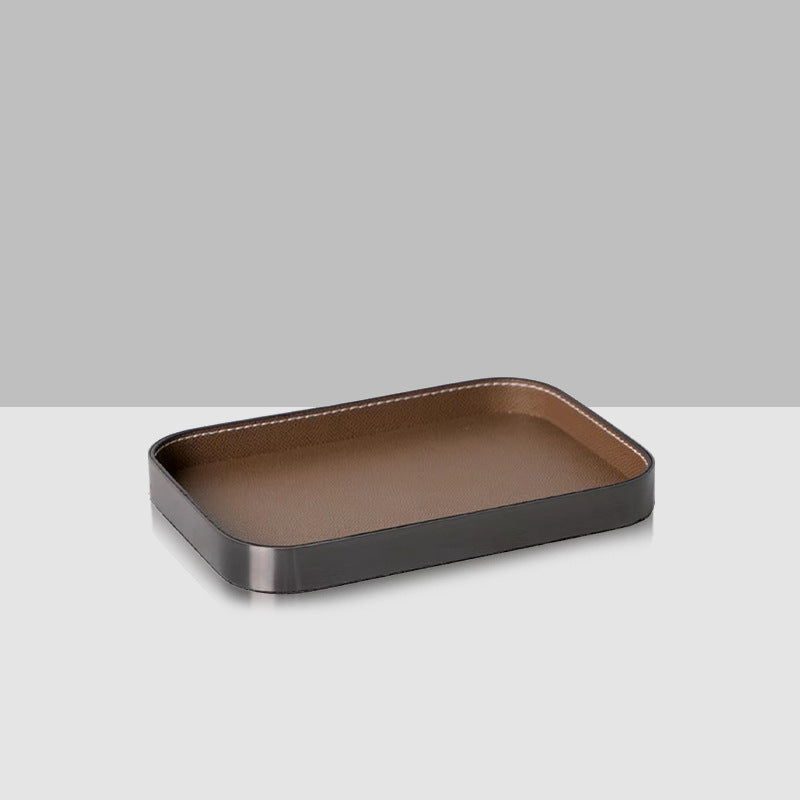 Elegante moderne rechteckige Servierplatte
