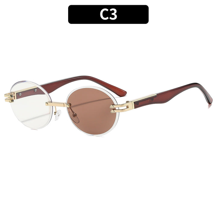Deluxe Runde Rahmen Sonnenbrille