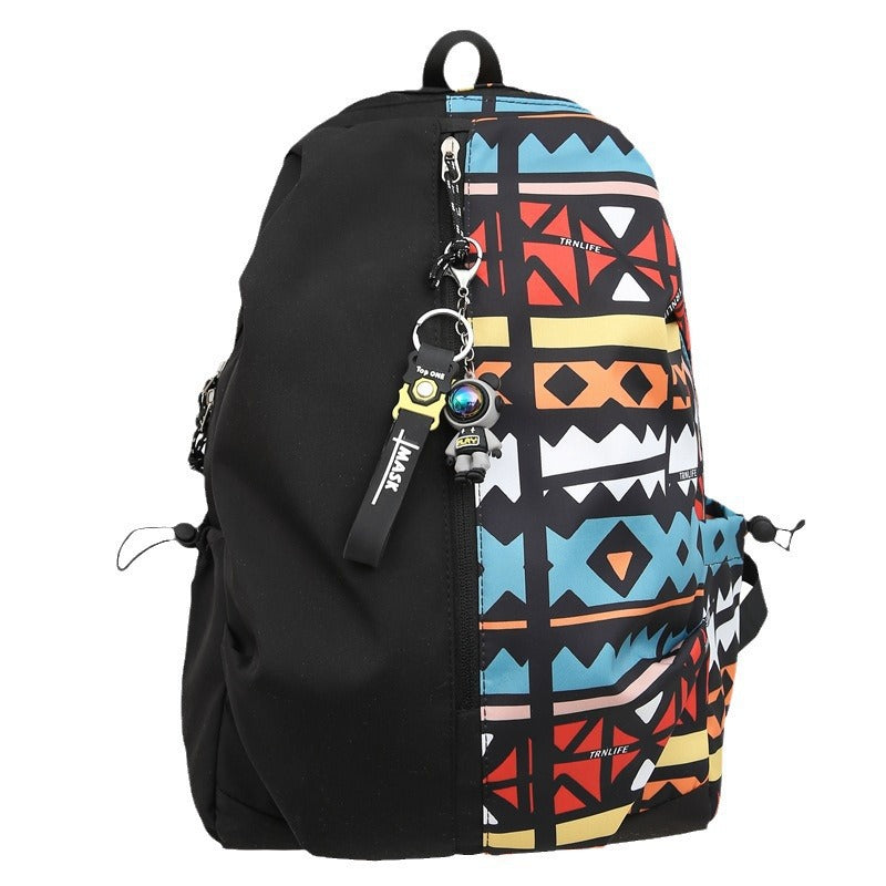 Grafikdruck-Rucksack Karnz