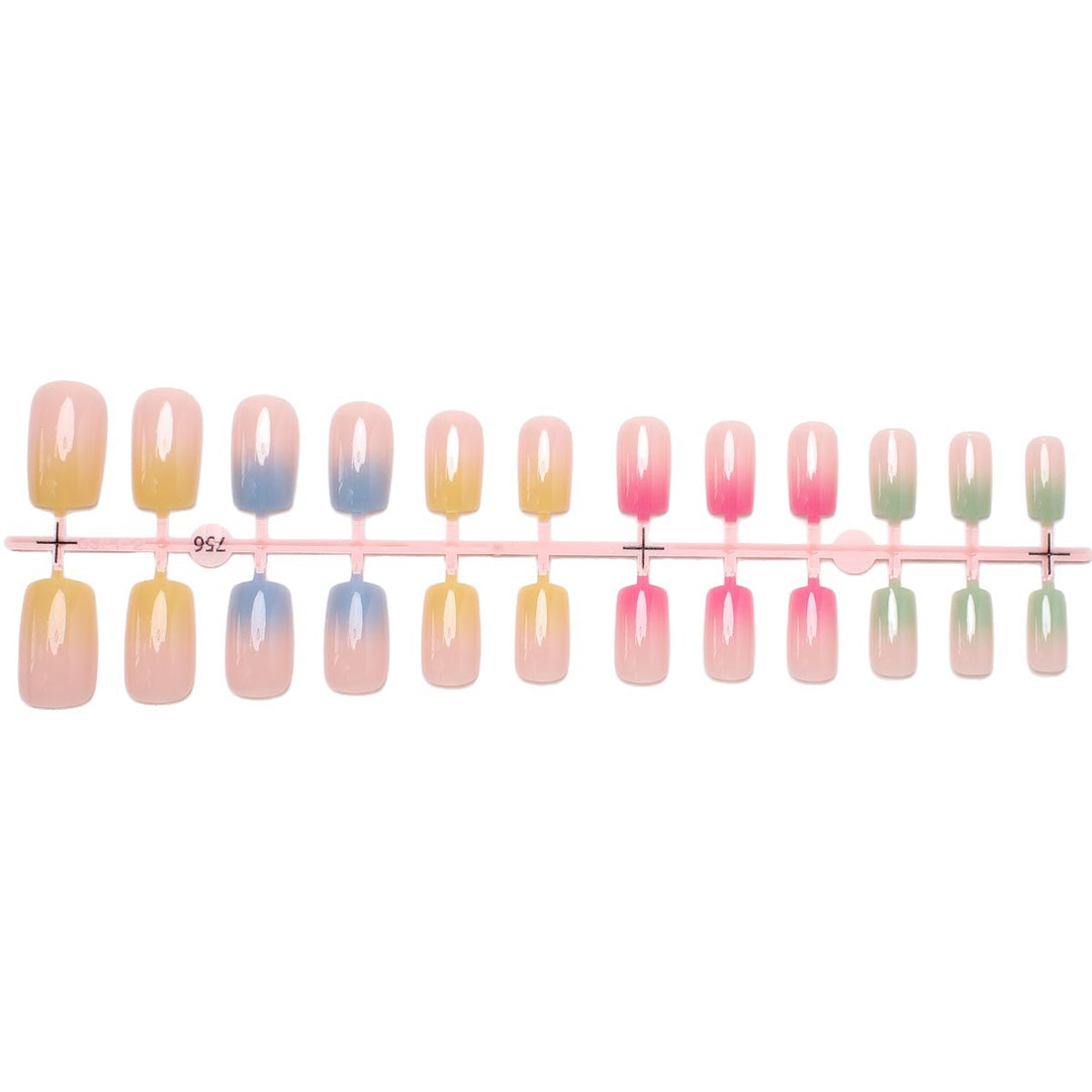 Ombre Gradient Press-On Nägel Karnz